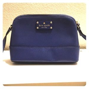 Pretty blue cross body. Like new. Kate Spade.